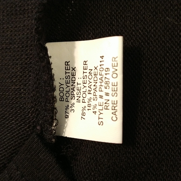 Notations black sequined sweater/top combo Sz PM - Picture 8 of 9